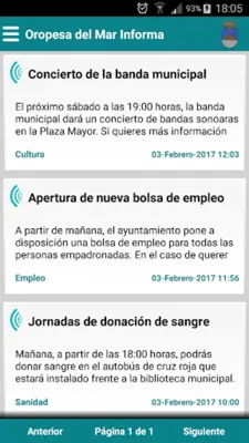 Oropesa del Mar Informa android App screenshot 2